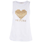 Yes Zee Hvid Bomuld Tops & T-Shirt-Modeoutlet