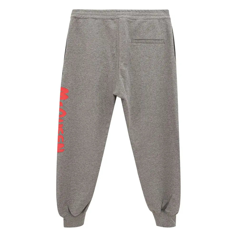 Alexander McQueen Gray Cotton Athletic Pants