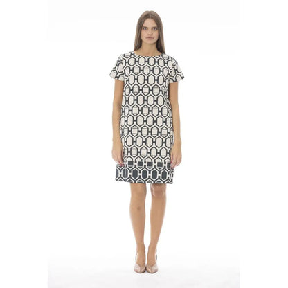 Baldinini Trend White Cotton Women Dress