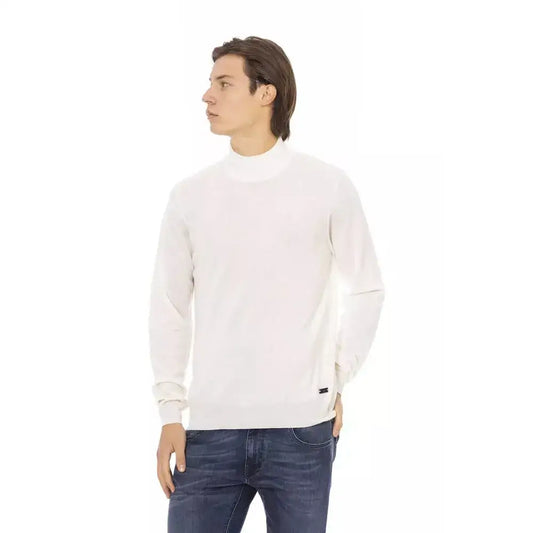 Baldinini Trend White Fabric Men Sweater