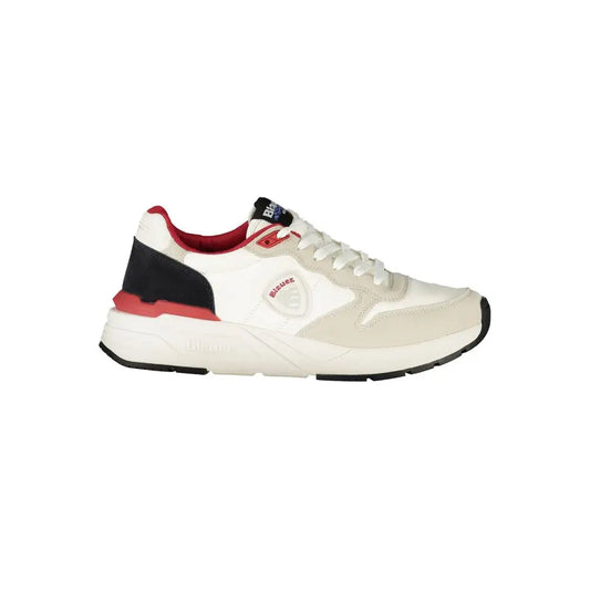 Blauer White Polyester Men Sneakers - Sneakers