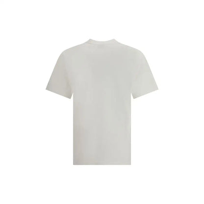 Minimalist Burberrys hvide bomulds t-shirt i off-white