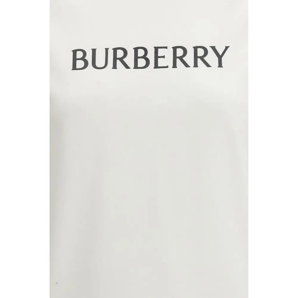 Off-white Burberry white cotton t-shirt with bold black logo