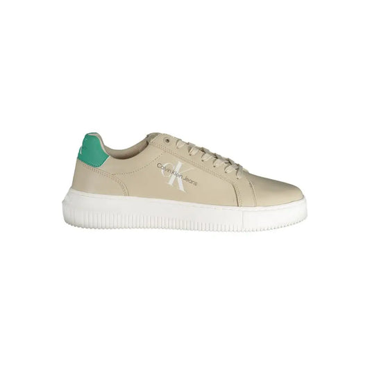Calvin Klein Beige Polyester Sneakers - Sneakers