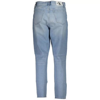 Calvin Klein lyse blå straight-leg jeans, 100% originale brands