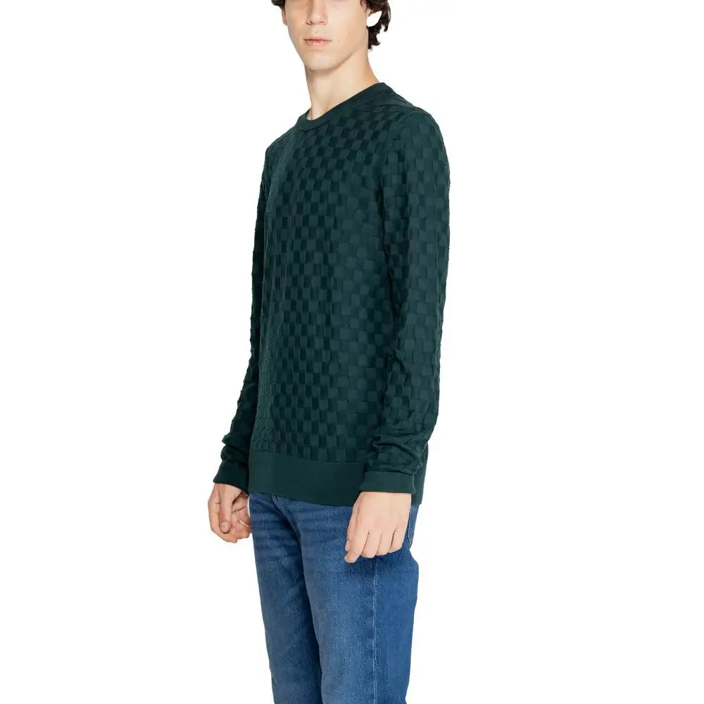 Calvin Klein Green Organic Cotton Sweatshirt - IT46/M - Sweatshirts