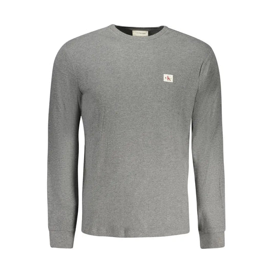 Calvin Klein grigio grå farve langærmet sweater med logo