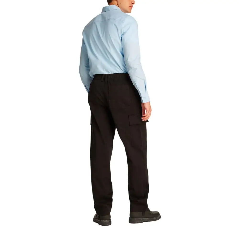 Calvin Klein Jeans Black Cotton Pant