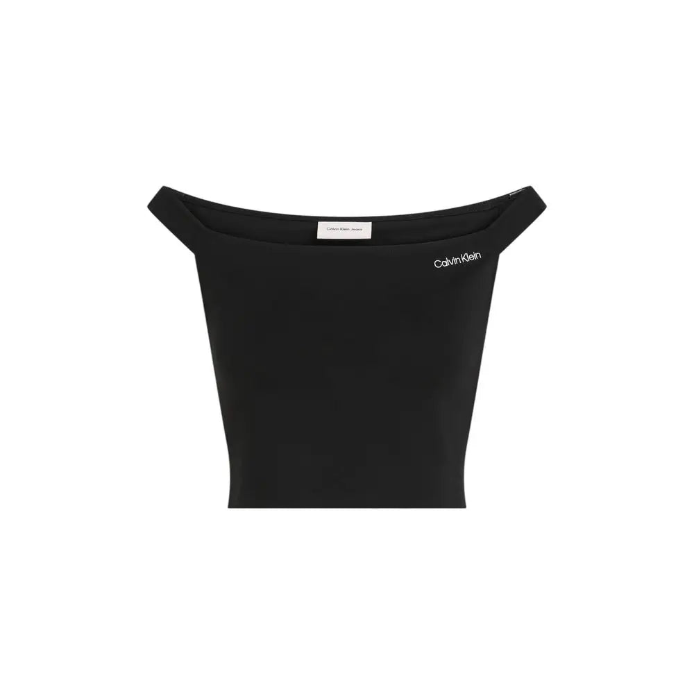 Calvin Klein Jeans Black Viscose Top