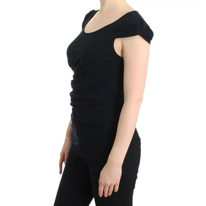 Cavalli Black Cotton Top