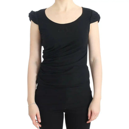 Cavalli Black Cotton Top