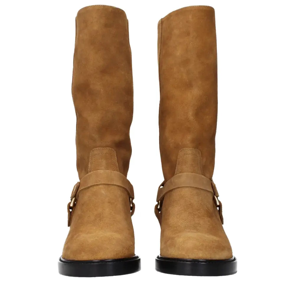 Chloé Brown Leather Ankle Boots - Ankelstøvler