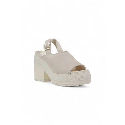 Converse Beige Suede Leather High Heel Pumps - Højhælede sko