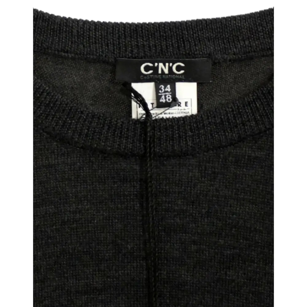 Costume National Gray crewneck pullover sweater