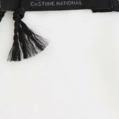 Costume National White motive print blouse