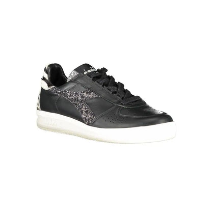 Diadora Black Leather Womens Sneakers - Sneakers