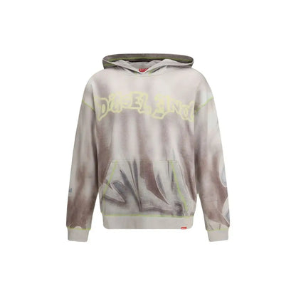 Diesel Gray Cotton Sweatshirt - Sweatshirts