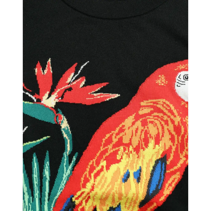 Dolce & Gabbana Black Jungle Crew Neck Sleeveless Tank Top - T-shirts