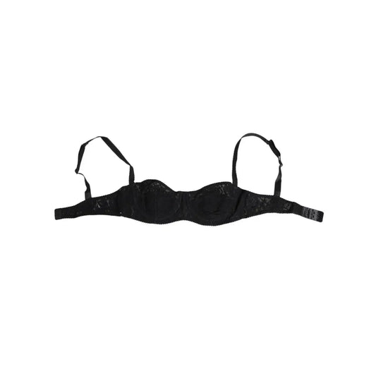 Dolce & Gabbana Black Lace Underwire Bra Lingerie Underwear