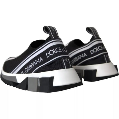 Dolce & Gabbana gabbana black white slip on Sorrento sneakers bagside
