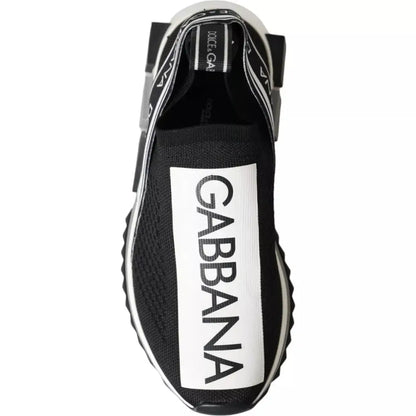 Dolce & Gabbana gabbana black white slip on Sorrento sneakers bagside