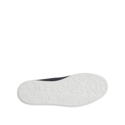 Dolce & Gabbana Blue Low Top Men Saint Tropez Sneakers Shoes
