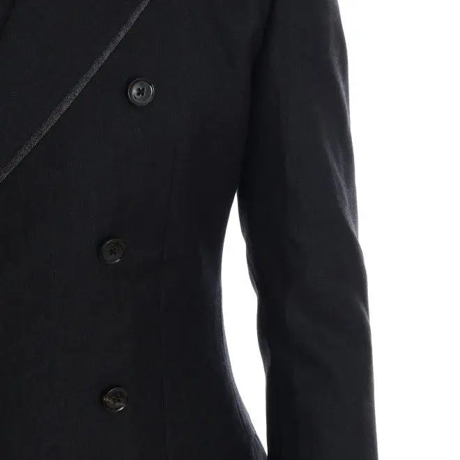 Dolce & Gabbana Elegant Gray Double Breasted Wool Suit
