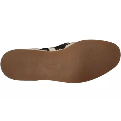 Dolce & Gabbana Elegant Striped Leather Espadrilles