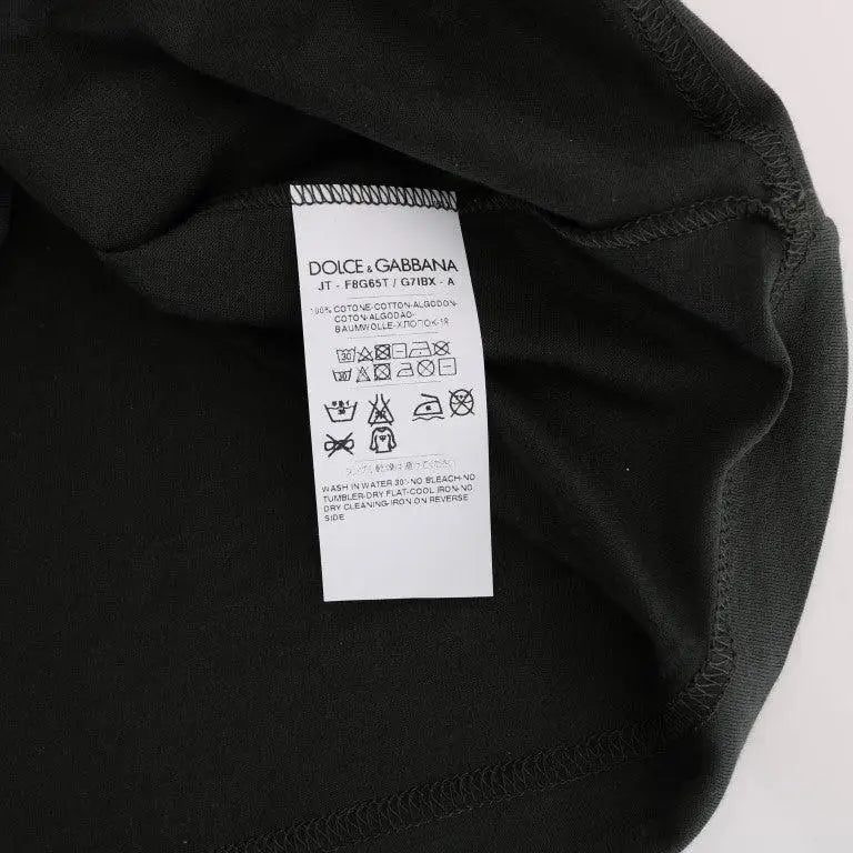 Dolce & Gabbana Green Cotton 2017 Motive T-Shirt