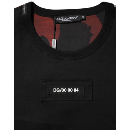 Dolce & Gabbana Multicolor Camouflage Crew Neck T-shirt - T-shirts