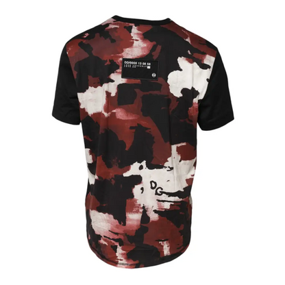 Dolce & Gabbana Multicolor Camouflage Crew Neck T-shirt - T-shirts