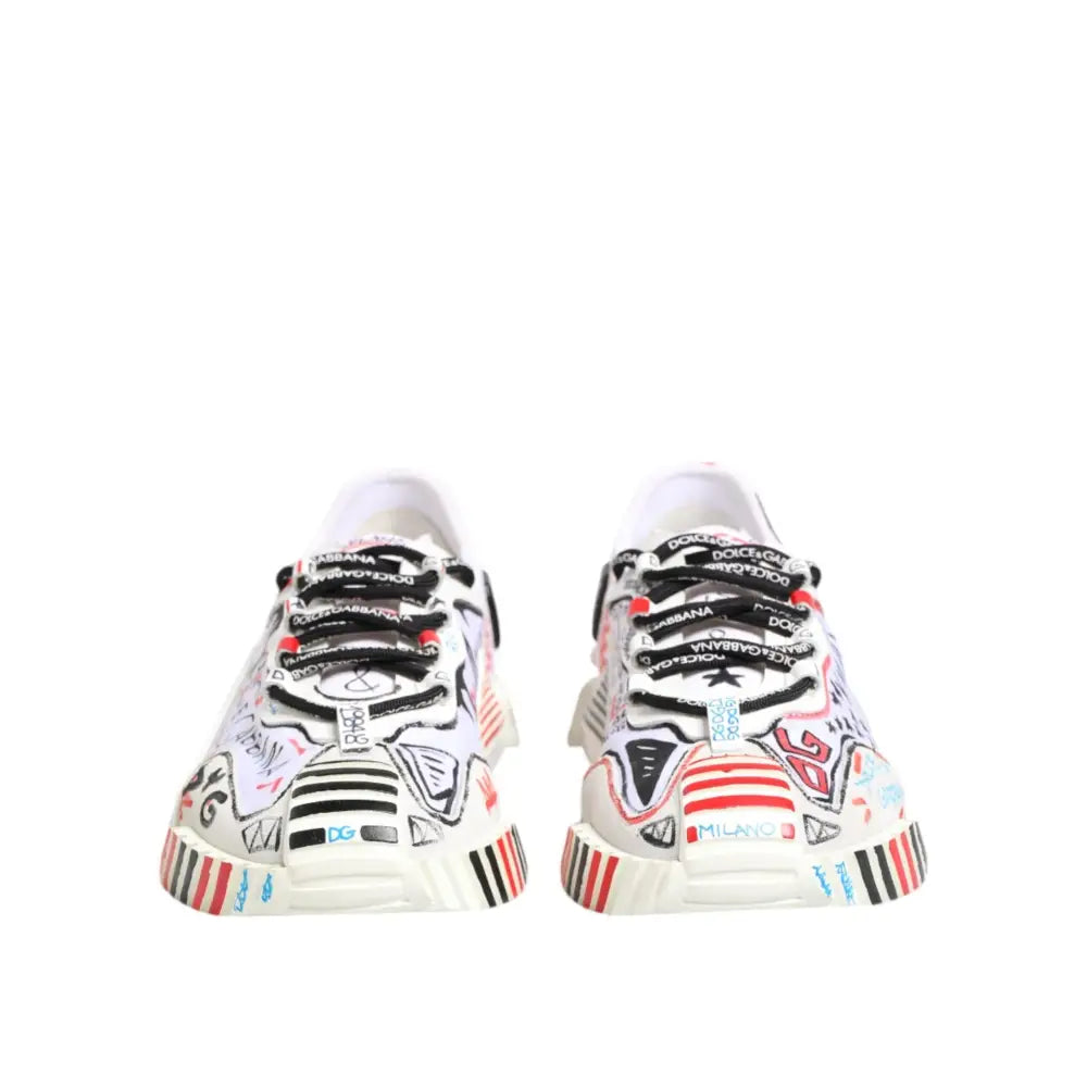 Dolce & Gabbana Multicolor Low Top NS1 Men Sneakers Shoes