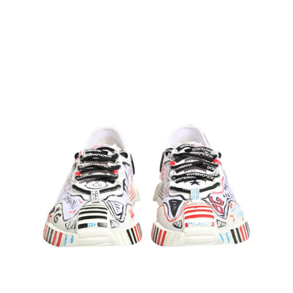 Dolce & Gabbana Multicolor Low Top NS1 Men Sneakers Shoes