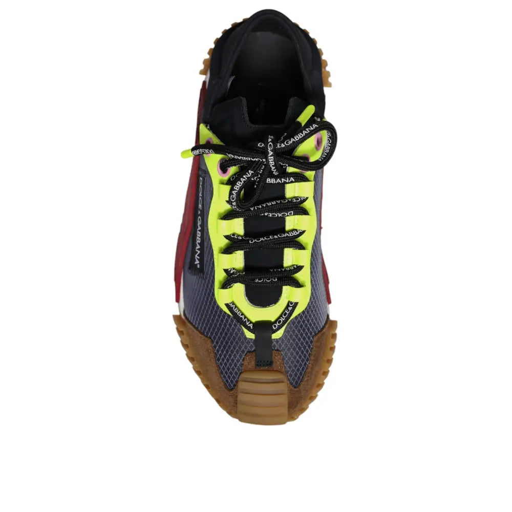 Dolce & Gabbana Multicolor Nylon Low Top NS1 Sneakers Shoes