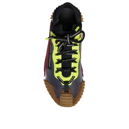 Dolce & Gabbana Multicolor Nylon Low Top NS1 Sneakers Shoes