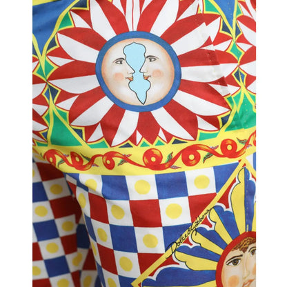 Dolce & Gabbana Multicolor Print Bermuda Shorts