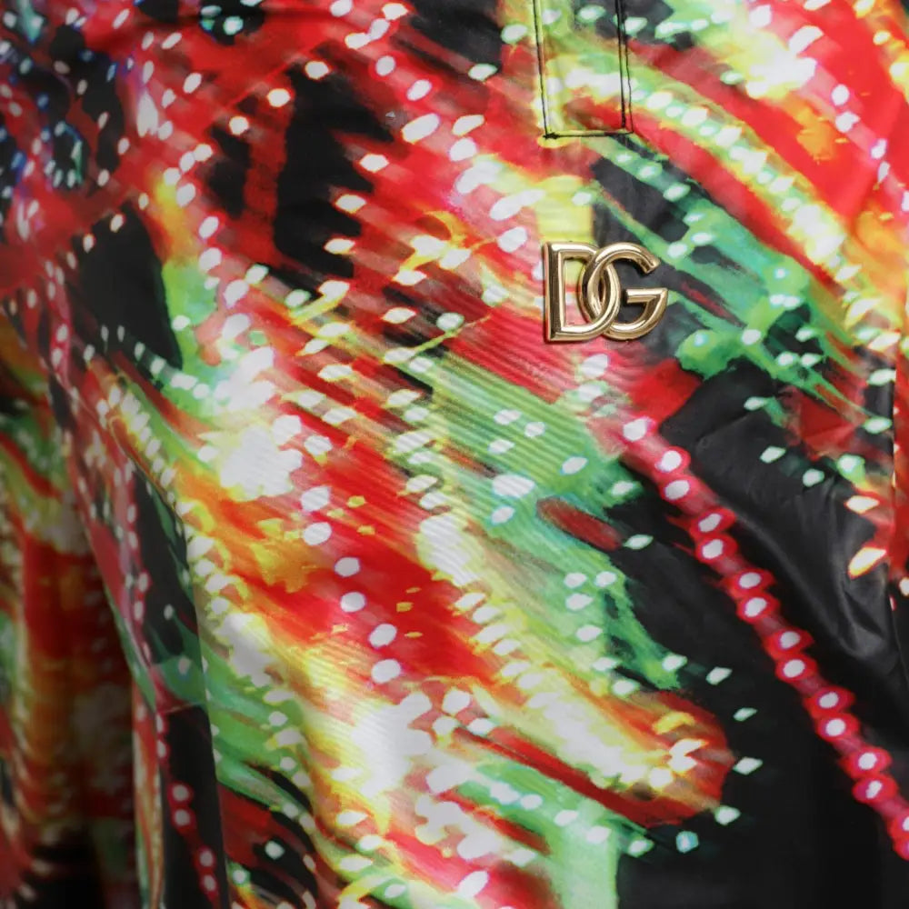 Dolce & Gabbana Multifarve Luminarie Print Herre Bermuda Shorts