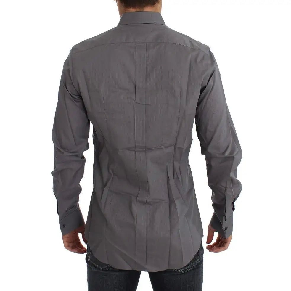 Dolce & Gabbana Purple Torero GOLD Slim Fit Dress Shirt