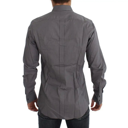 Dolce & Gabbana Purple Torero GOLD Slim Fit Dress Shirt