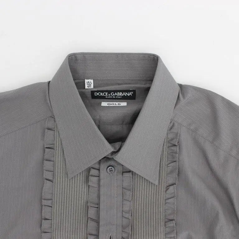 Dolce & Gabbana Purple Torero GOLD Slim Fit Dress Shirt