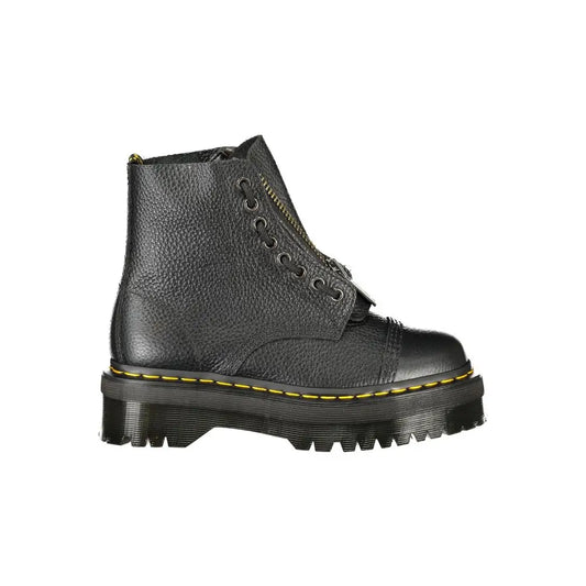 Dr. Martens sorte peblet læder ankelstøvler unisex