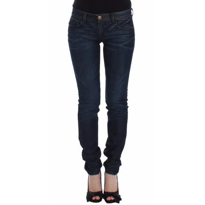 Ermanno Scervino Blue Slim Jeans Denim Pants Skinny Leg Stretch