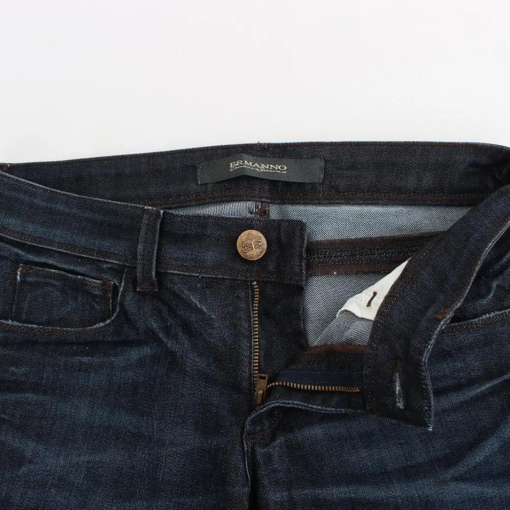 Ermanno Scervino Blue Slim Jeans Denim Pants Skinny Leg Stretch