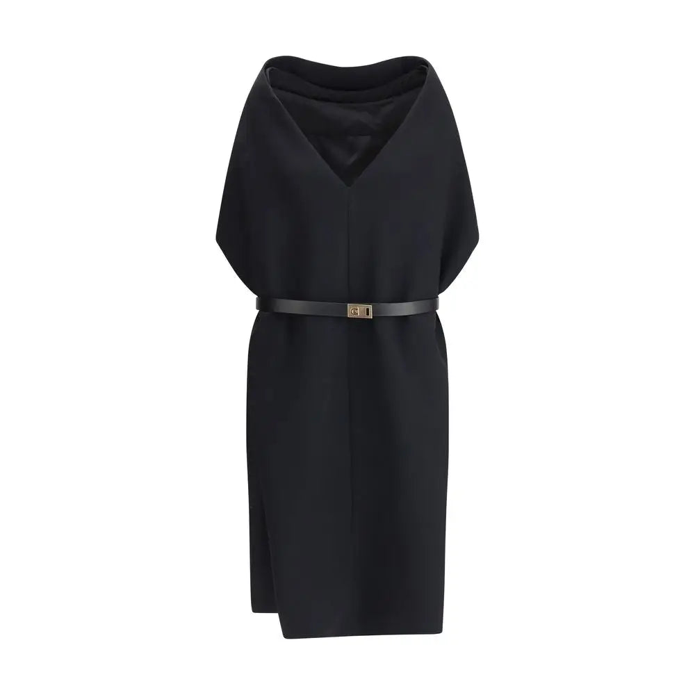 Ferragamo Black Viscose Casual Dress