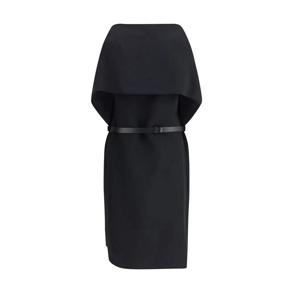 Ferragamo Black Viscose Casual Dress