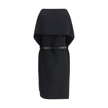 Ferragamo Black Viscose Casual Dress