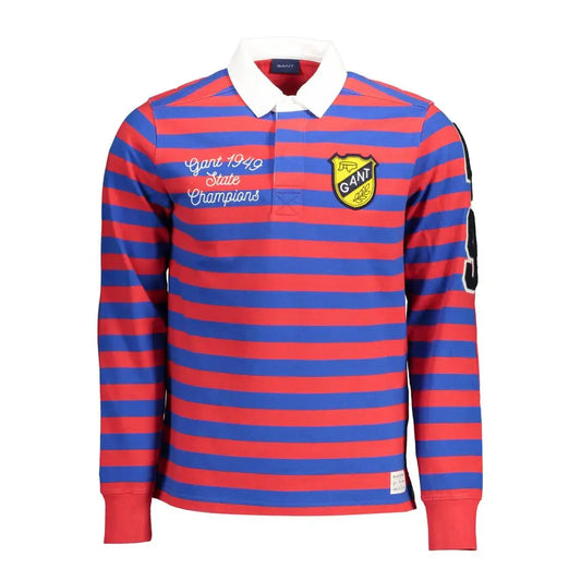 Gant Red Cotton Men Polo Shirt - S - Polo Shirts