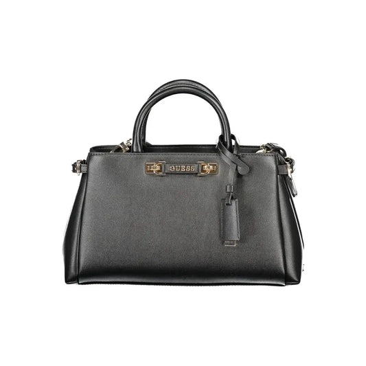 Guess Jeans Black Polyethylene Women Handbag - Håndtasker