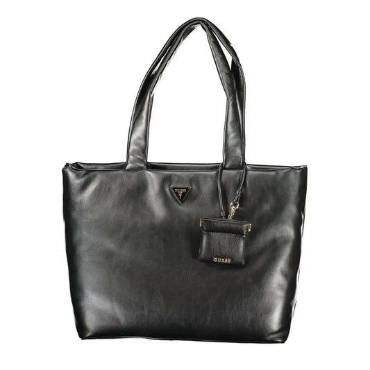 Guess Jeans Black Polyurethane Women’s Handbag - Håndtasker