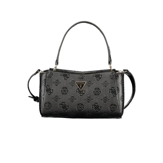 Guess Jeans Black Polyurethane Women’s Handbag - Håndtasker